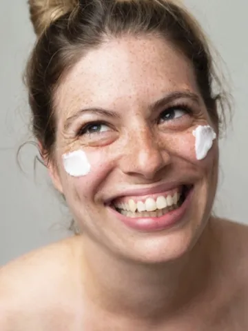 Application de la crème Cocoon