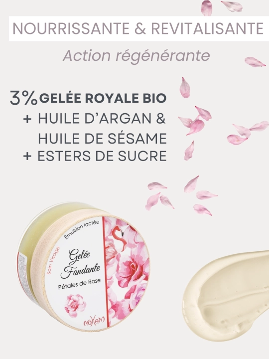 Boutique NOHAM | Gelée Fondante "Pétales de Rose" - Soins Nourrissants