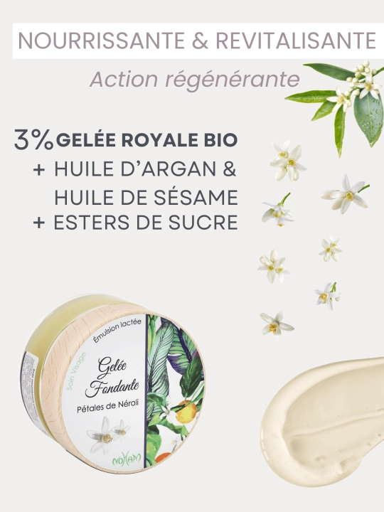 Boutique NOHAM | Gelée Fondante "Pétales de Néroli" - Soins Nourris...