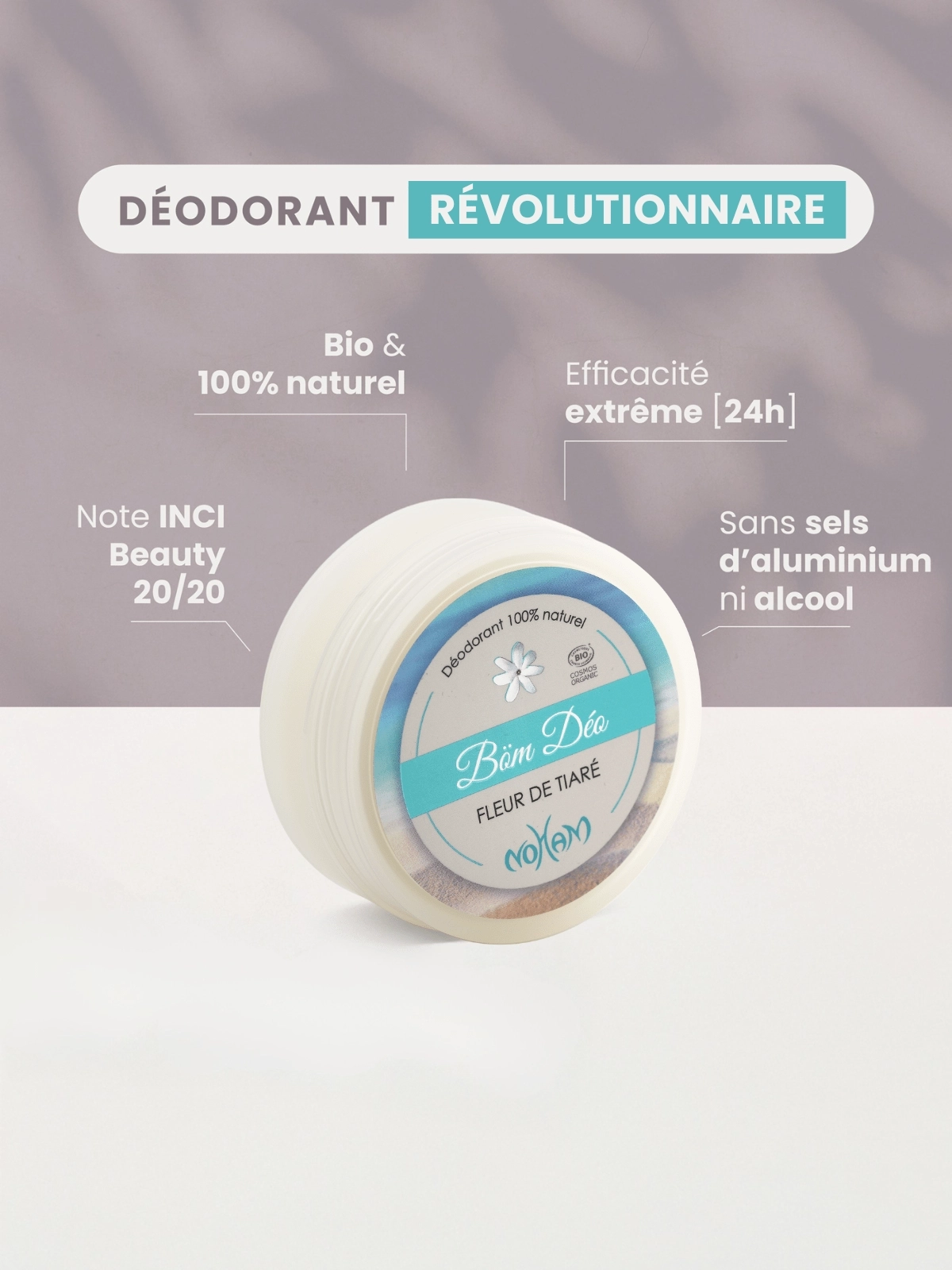 Boutique NOHAM | Böm Déo Fleur de Tiaré - Déodorants