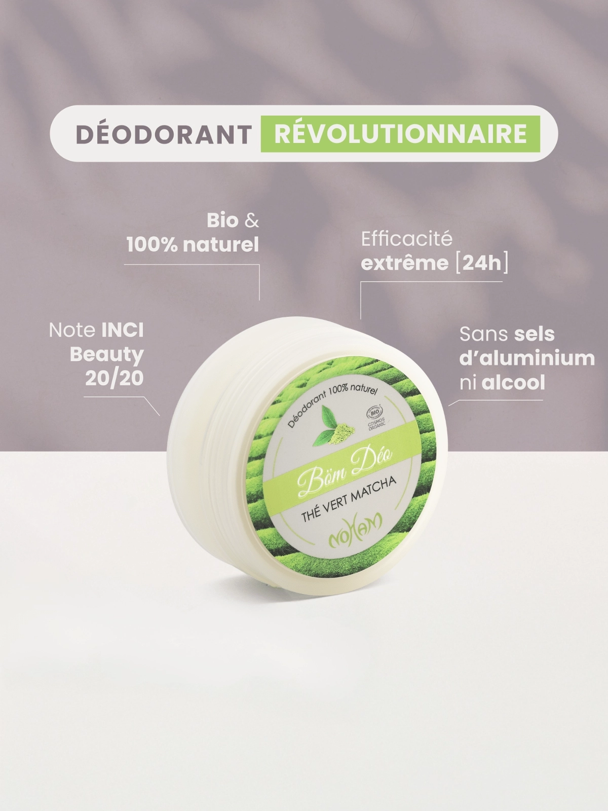 Boutique NOHAM | Böm Déo Thé Vert Matcha - Déodorants