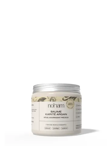 Baume Karité Argan :  Vanille Madagascar