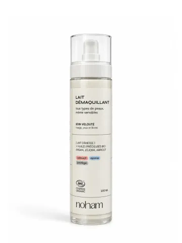 Soin Visage : Lait Démaquillant: "Argan BIO & Ânesse"